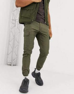 Topman - Pantalon cargo - Kaki | ASOS