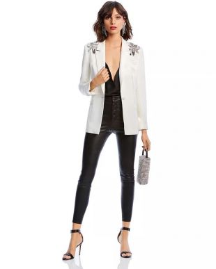 Violet Embellished Blazer