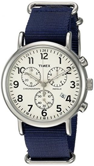 Timex Mens Analogue Classic Quartz Connected Wrist Watch with Nylon Strap TWC063800