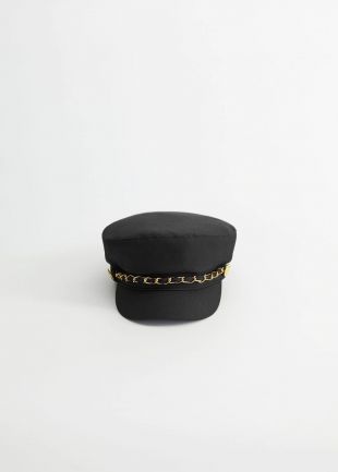 Casquette style marin maillons -  Femme | Mango France