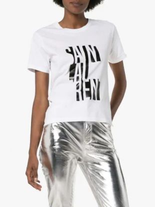 Saint Laurent t-shirt à Logo Imprimé - Farfetch