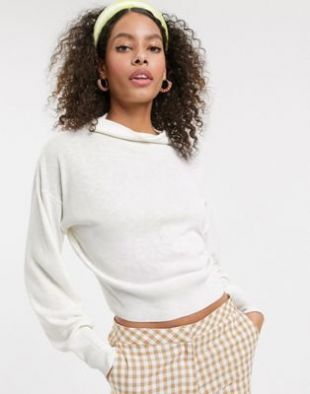 ASOS DESIGN - Pull court à col montant | ASOS