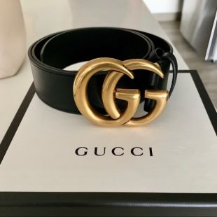 Gucci - Black Leather Belt