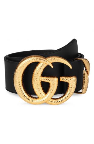 Gucci - Black Leather Belt