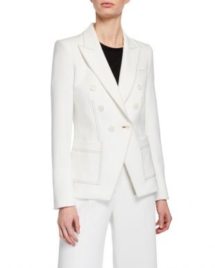 Cosmo Double-Breasted Dickey Jacket