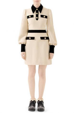 Gucci 25 Dress Beige Cotton