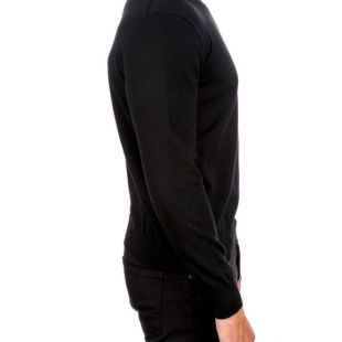 Wool Turtleneck Sweater in Black