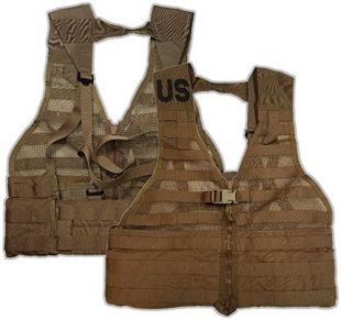 Specialty Defense Systems Official US Military Molle II Army FLC Fighting Tactical Assault Vest Carrier (Coyote Brown)