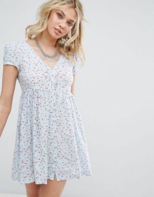 Denim & Supply by Ralph Lauren Floral Print Babydoll Dress | ASOS