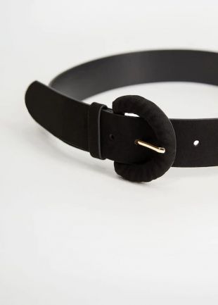 Ceinture imitation daim  -  Femme | Mango France