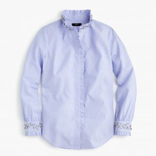 Slim perfect shirt with embellishment
