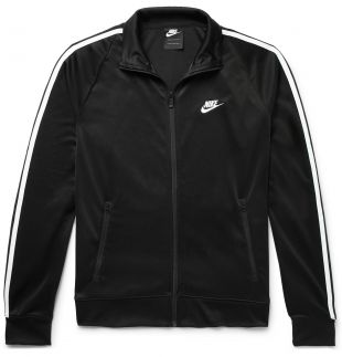 Black Sportswear N98 Webbing-Trimmed Tech-Jersey Track Jacket | Nike | MR PORTER