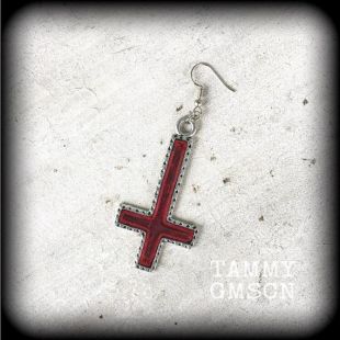 inverted cross earrings lil peep  OFF51 Free Delivery