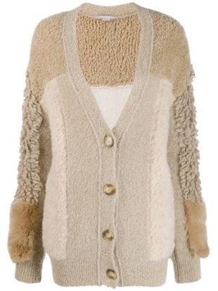 Patchwork Oversized Cardigan