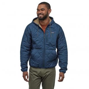 Patagonia Navy Blue Quilted Bomber Jacket worn by Mike (Dax