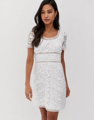Fashion Union - Robe courte en dentelle | ASOS
