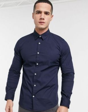 Tom Tailor - Chemise unie - Bleu marine | ASOS
