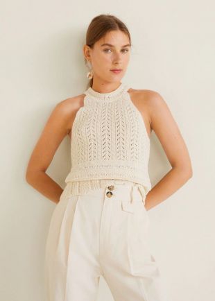Halter neck top -  Women | Mango USA