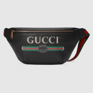 Gucci - Sac ceinture en cuir imprimé Gucci