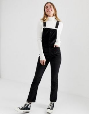 Urban Bliss - Uncut - Salopette évasée en velours côtelé | ASOS
