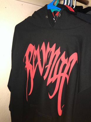 Sweatshirt hoody black logo Revenge of Trippie Redd on his account 