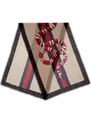 Print Wool Scarf