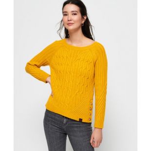 Pull en maille torsadée Hester