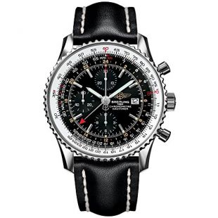Montre-Bracelet pour Homme Automatique Breitling Navi Timer, chronographe, Cuir A2432212/B726/441X.