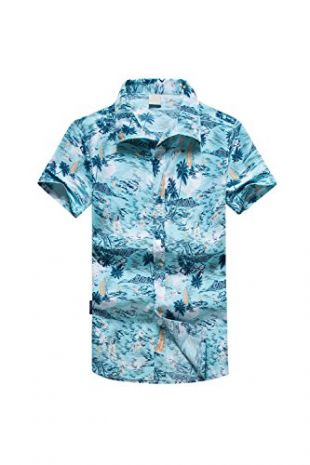 Chemise Hawaïenne Palmiers Plage Holiday