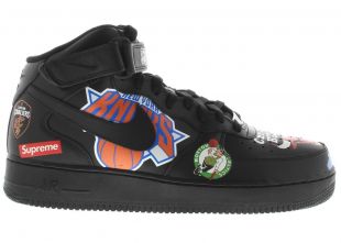 Air Force 1 Mid Supreme NBA Black