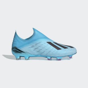 Chaussure X 19+ Terrain souple - Bleu adidas