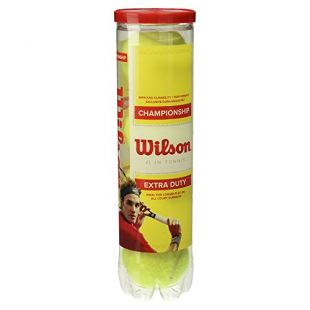 Wilson Tennisbälle Champ Extra Duty für alle Beläge, gelb, 4er Dose, WRT110000