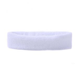 ILOVEDIY Tennis Bandeau Anti Transpiration Headband Bandeaux Cheveux de Sport Course Yoga pour Femme Homme Blanc