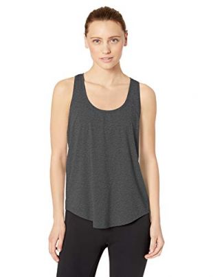 Women's Soft Pima Cotton Stretch Yoga Racerback Tank