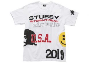 Stussy x Cactus Plant Flea Market USA 2019 Tee White