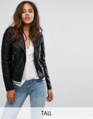 Faux Leather Biker Jacket