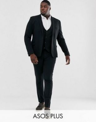 ASOS DESIGN Plus - Costume ultra slim - Noir  | ASOS