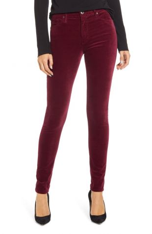 The Farrah High Waist Velvet Jeans