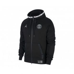 Veste à capuche Jordan x PSG Fleece Noir | Footcenter