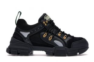 Gucci Flashtrek SEGA Black Leather