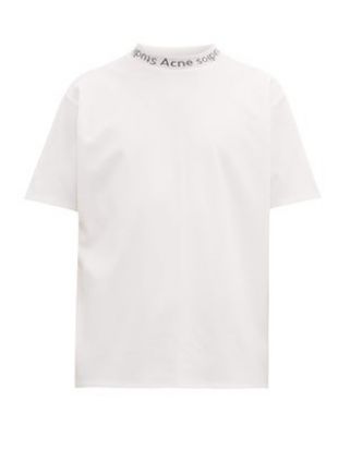 T-shirt en jersey à jacquard logo | Acne Studios | MATCHESFASHION FR