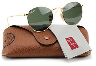 Gold Round Sunglasses