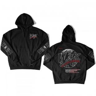 Hoodie WeyzWorldwide Outline – Noir
