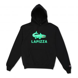 Pizza Skateboards La Pizza Champion Hoodie - Black- MOLLY