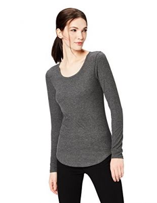 Daily Ritual - Amazon Brand - Daily Ritual Women's Ribbed Long-Sleeve ...