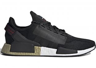 adidas NMD V2 Core Black Gold Metallic