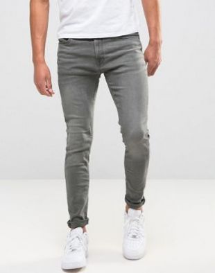 Jack & Jones - Jean skinny - Gris délavé | ASOS