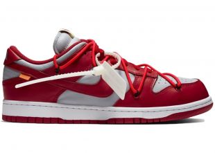 Nike Dunk Low Off-White University Red