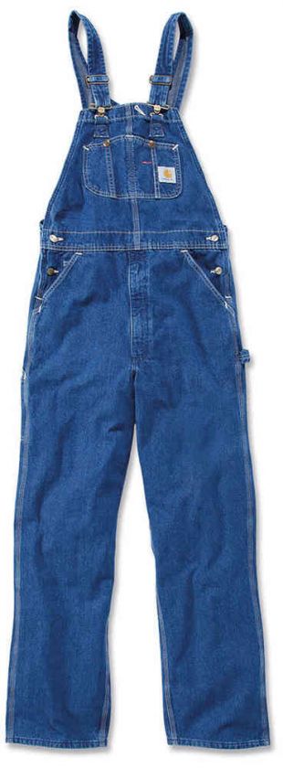 Carhartt Washed Denim Bavoir dans l’ensemble