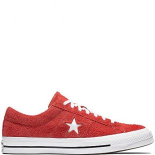 Converse Lifestyle One Star Ox Suede, Chaussures de Fitness Mixte Adulte,  Rouge (Red/White/White 600) - 46 EU